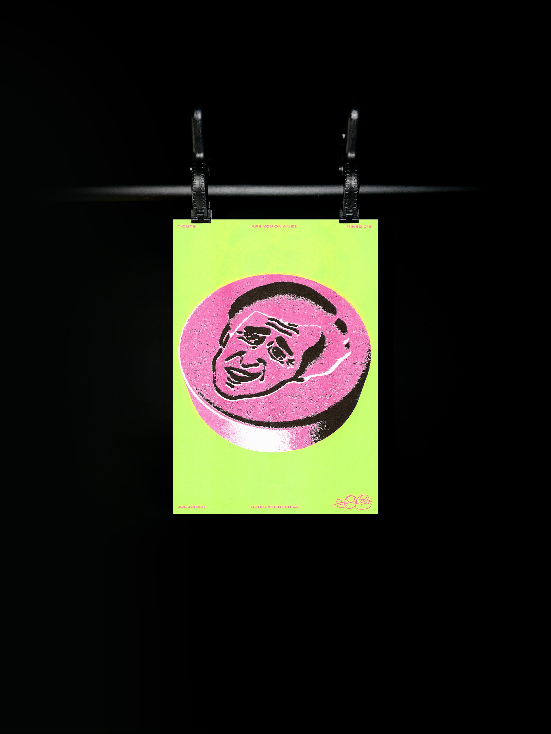 T-Cuts x Mined Records_Dubplate Poster (A3-)