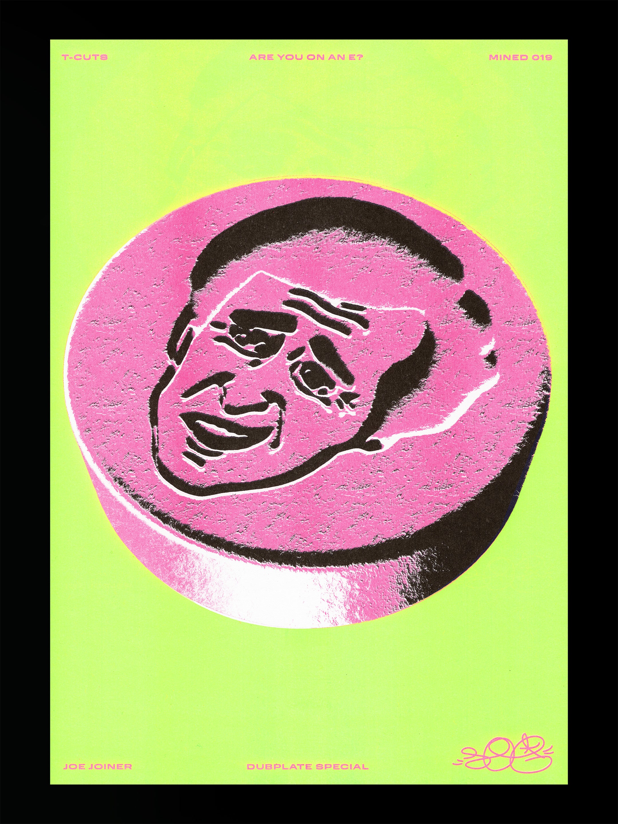 T-Cuts x Mined Records_Dubplate Poster (A3-)