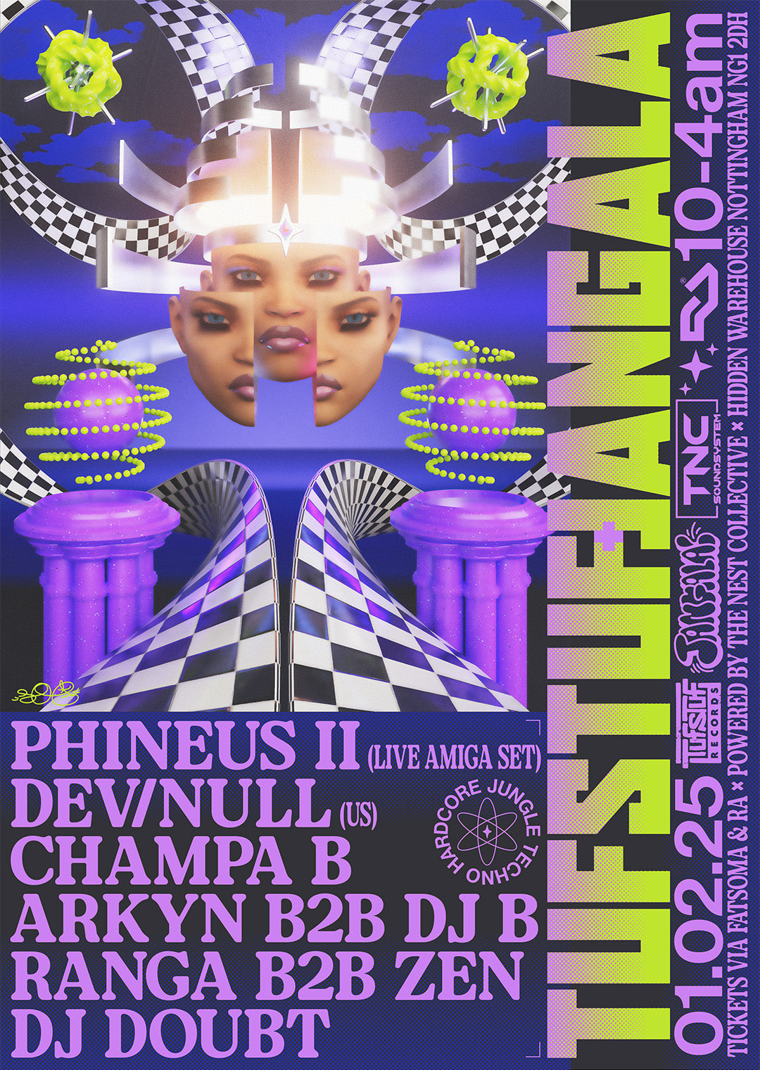 Tufstuf x Jangala 01.02.25 Event Poster (A3)