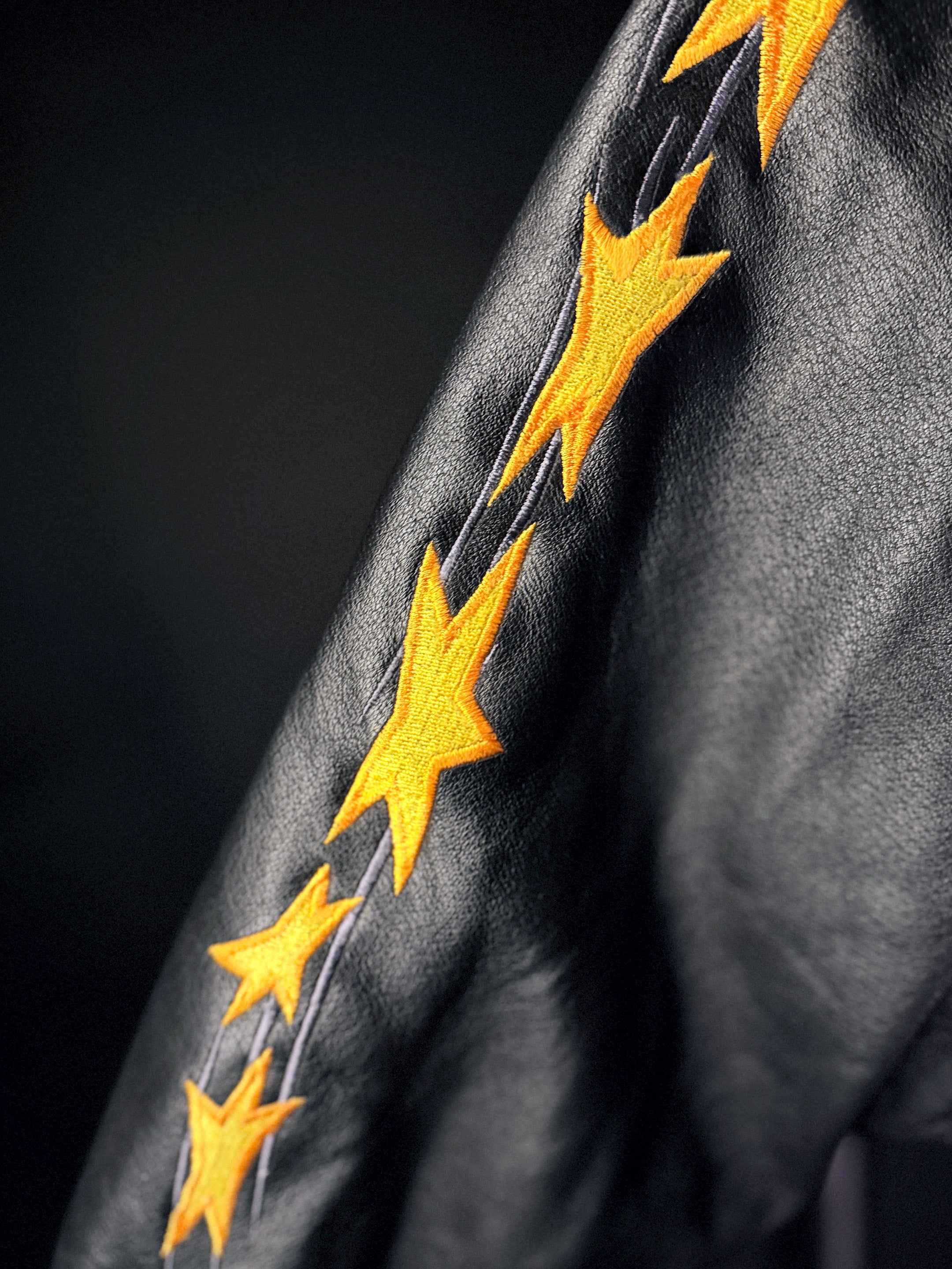 Marvin The Martian_Looney Tunes_Leather Bomber Jacket (XL)